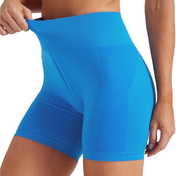 all in motion Pants - All In Motion Turquoise Blue Bike Compression Shorts M